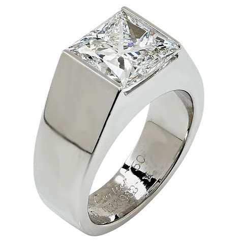 cartier rings men - cartier men's solitaire rings.